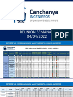 Reunión Semanal CIS Del 27 Marzo Al 02 de Abril 2022