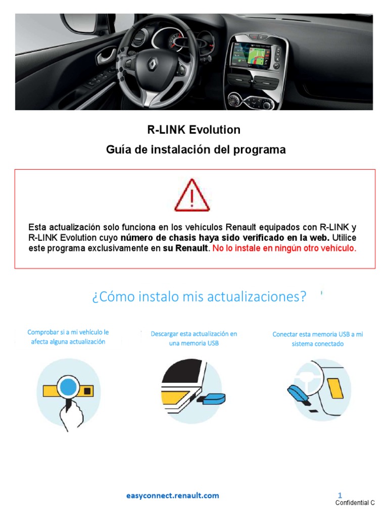 Guía para actualizar R-LINK 1 | PDF | Memoria USB | Archivo de computadora