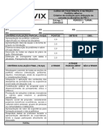 Ficha de de avalaição de PEI - I Entrega 1