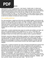 A origem e a queda de Satanás