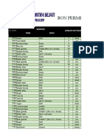 Bon Permintaan Barang: Barang Jumlah Satuan Item Spek