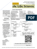 7 Grade Life Science: Course Description