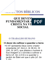 Aspectos Biblicos Vida Crista e Social