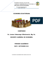 Compendio Economia Ecuatoriana Unidad 1 Mayo-Septiembre 2022