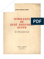 Semblanza de Jose Antonio Joven Ramon Serrano Suner
