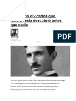 8 Inventos Olvidados Que Nikola Tesla Descubrió Antes Que Nadie