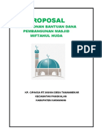 Proposal Pembangunan Masjid