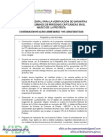 Documento Agenda Comisión Accidental Garantías A La Protesta Social