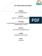 Actividad de Aprendizaje 5.2 - Espaciamiento de Los Puntos de Exactitud para La Generacion de Funcion