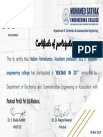 Certificate For Nallam Ramakumar For - Feed Back Form For Webinar ...
