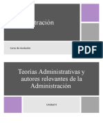 Teorías Administrativas