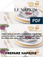 Table Napkin