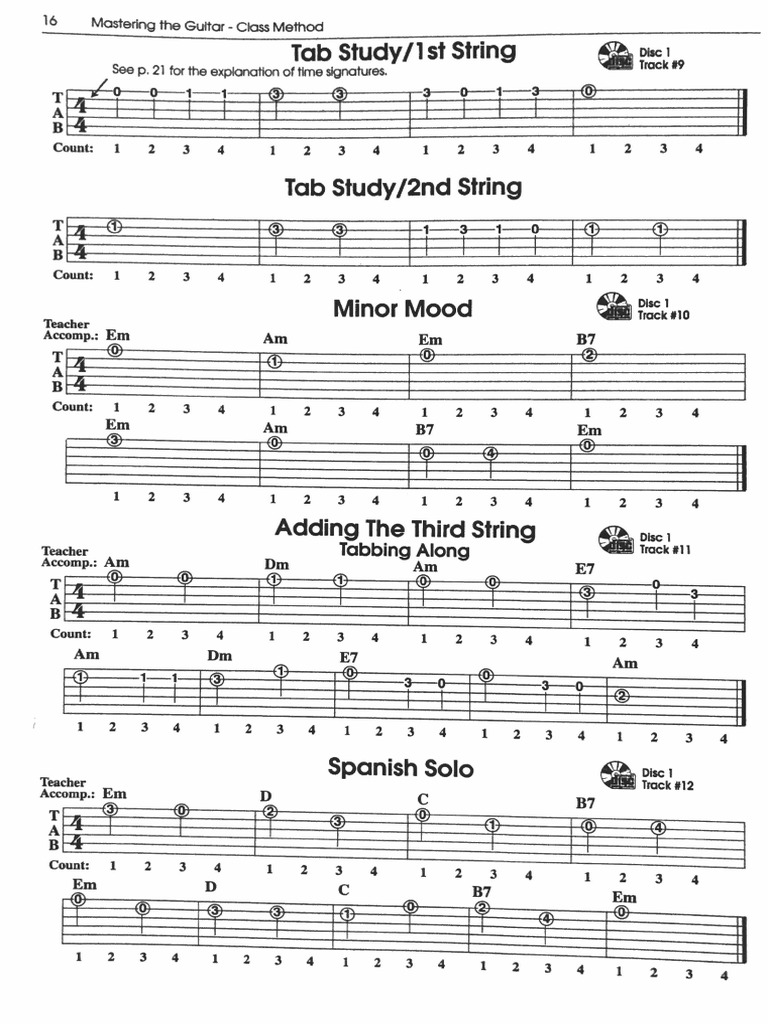 Tab On 34 Strings PDF