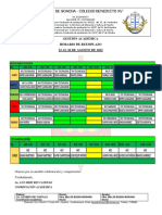 3p. Horario Reemplazos 22 Al 26 Agosto Monica Vargas