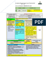 EdA3 N°03-NOS VALORAMOS Y PROMOVEMOS NUESTRO ESTILO DE VIDA SALUDABLE