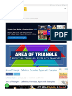 Area of Triangle