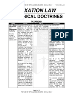 Tax Canonical Doctrines