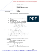 Oc-Partial Differential Equations