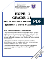 Hope - 1 Grade 11: Quarter 1 Week 6 Module 6