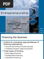 Chapter 12 - Informal Risk Capital, Venture Capital and Going Public