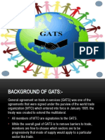 Background and Objectives of GATS Agreement