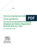 Environmental Permitting Core Guidance