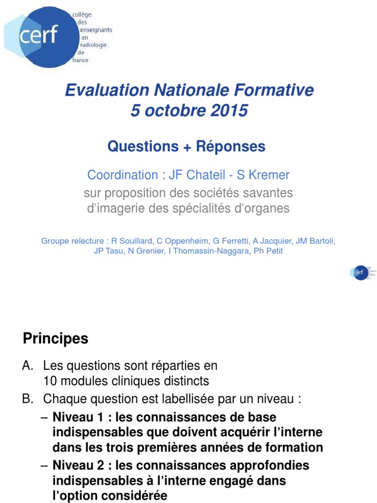 Eval-DeS Rx-Octobre 2015 Q Et R V2 | PDF | Aorte | Médecine clinique