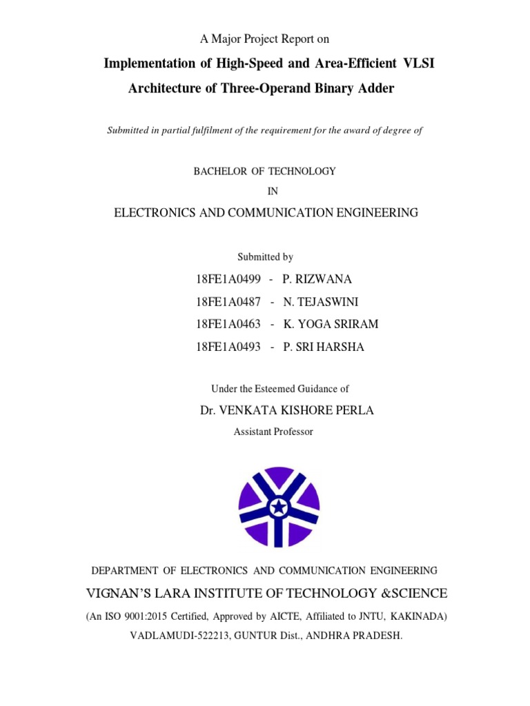 Project#99 | PDF | Integrated Circuit | Central Processing Unit