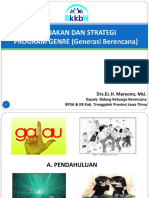 Kebijakan & Strategi Program GENRE