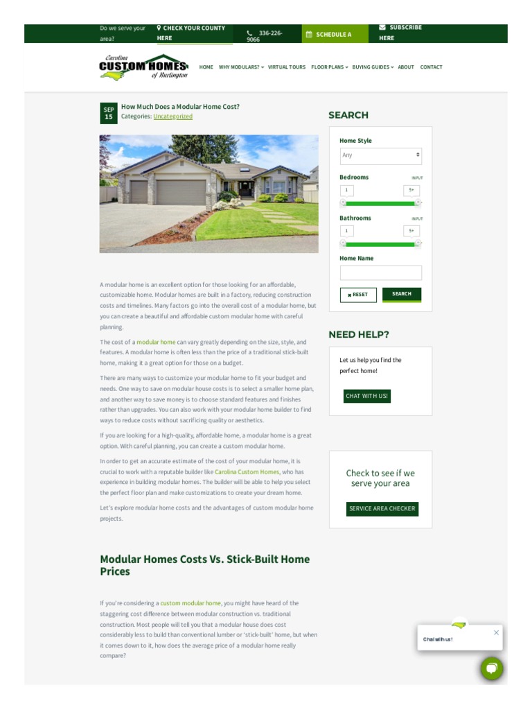 How Much Does A Modular Home Cost? PDF Economies Economic Sectors