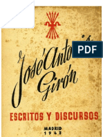 Jose Antonio Giron Escritos y Discursos