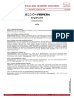 Registro Mercantil de León: Actos inscritos del 17 de agosto de 2022