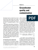 Groundwater Qualityand Contamination: Chapter Ten