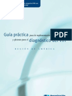 Guía práctica para la implementación de pruebas diagnostico del VIH