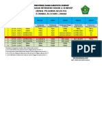 Jadwal Semester Genap KLS 4a Min 2 2022