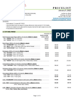 Pli Pricelist - January 05, 2022