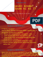 Mensyukuri Kemerdekaan RI Ke 77