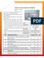 Model P60-6, Colour Assessment Cabinet: F/A、D65、TL84、UV、 CWF、TL83/U30 230V U35