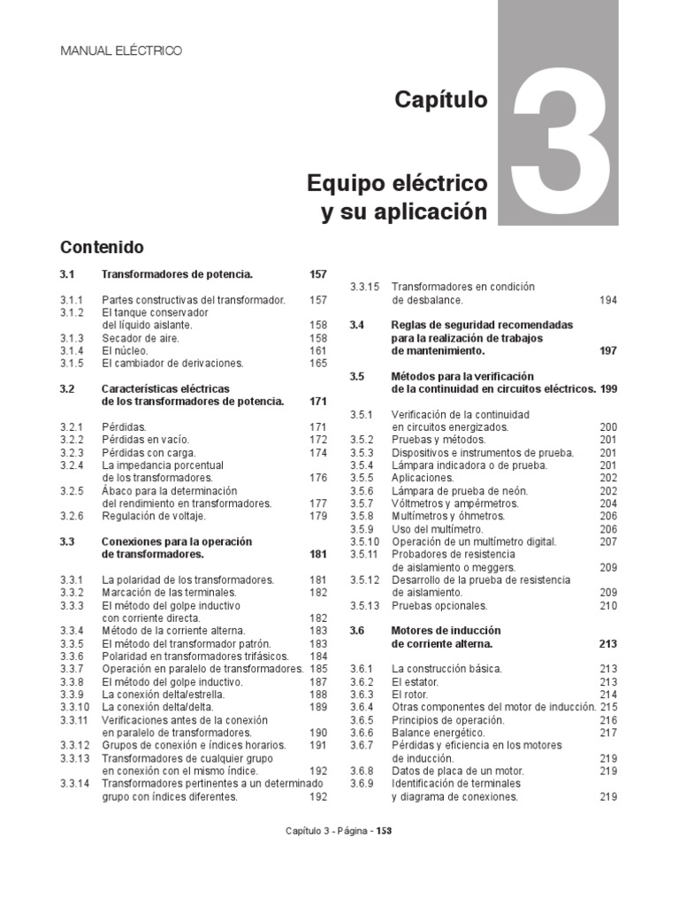 CAPITULO 3 - Manual Electrico Viakon | PDF | Transformador | Inductor