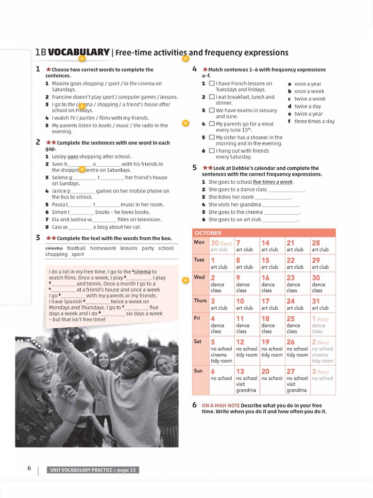 High Note 1 Unit 1B p6 WB High Note 1 | PDF