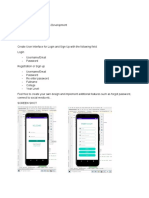 Mobile App Login & Registration UI