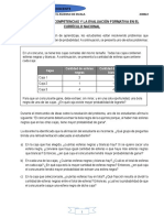 B.P. El Enfoque Por Competencias y La Evaluación Formativa en El Currículo Nacional SR