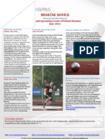 Primož Kozmus - Newsletter, June 2011