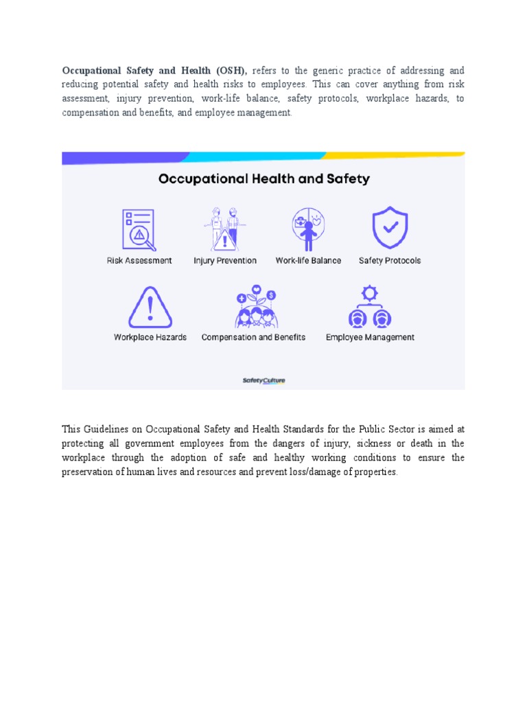 Occupational Safety and Health PDF