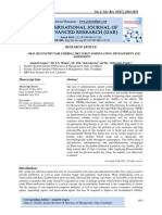 Oral Reconstitutable Herbal Dry Syrup: Formulation, Development and Assessment