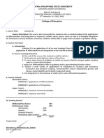 CPSU Calculus III Course Guide