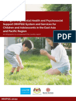 Strengthening Mental Health and Psychosocial Support (MHPSS) System and Services For Children and Adolescents in The East Asia and Pacific Region