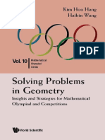 Séries de Olimpíadas de Matemática - Volume 10 - Resolvendo Problemas em Geometria - 1° Edição de 2018 em Inglês - Hang e Wang