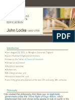Philosophical Thougths On Education - John Locke