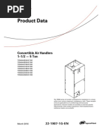 Product Data: Convertible Air Handlers 1-1/2 - 5 Ton